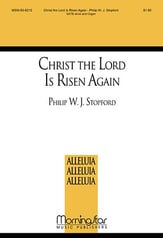 Christ the Lord Is Risen Again SATB choral sheet music cover